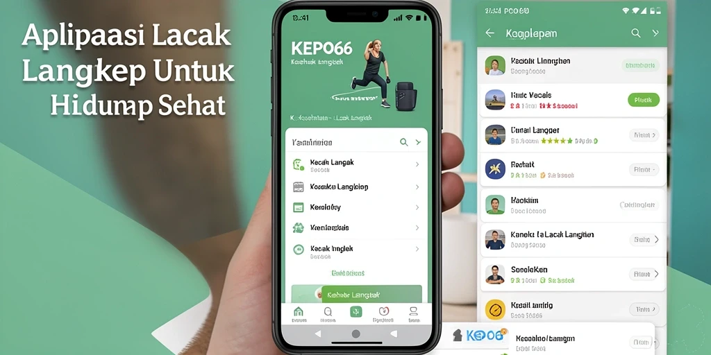 Antarmuka pengguna KEPO66 yang menarik dan intuitif.
