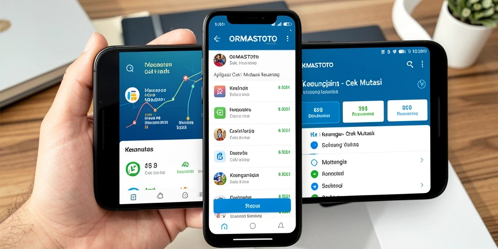Tampilan antarmuka aplikasi ORMASTOTO yang memudahkan pengguna untuk cek mutasi.